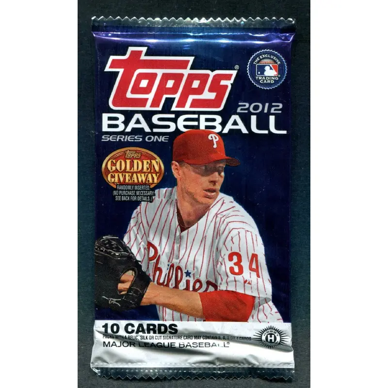 2012 Topps Baseball Unopened Series 1 Pack (Hobby)