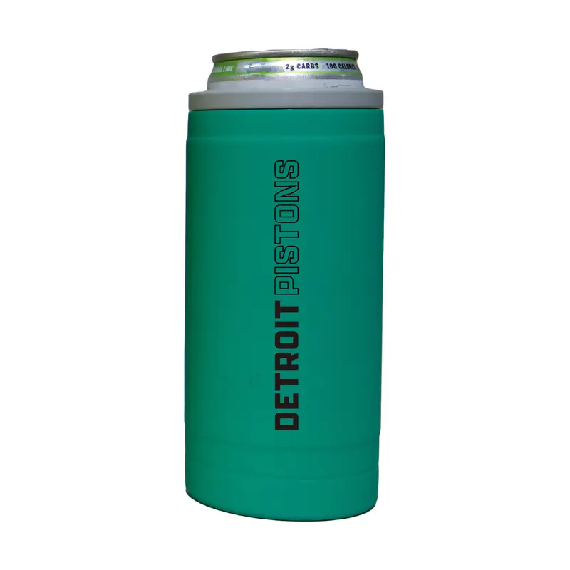 Detroit Pistons 12oz Optic Stacked Soft Touch Slim Coolie