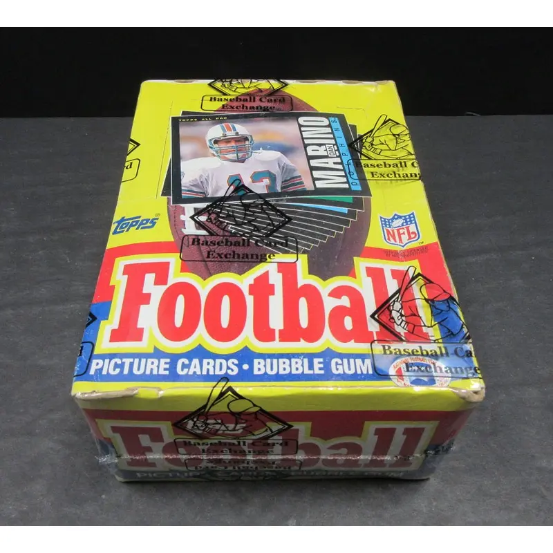 1985 Topps Football Unopened Wax Box (BBCE) (Non X-Out)