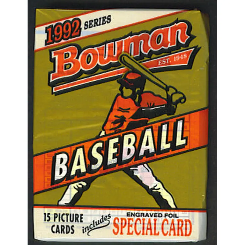 1992 Bowman Baseball Unopened Pack