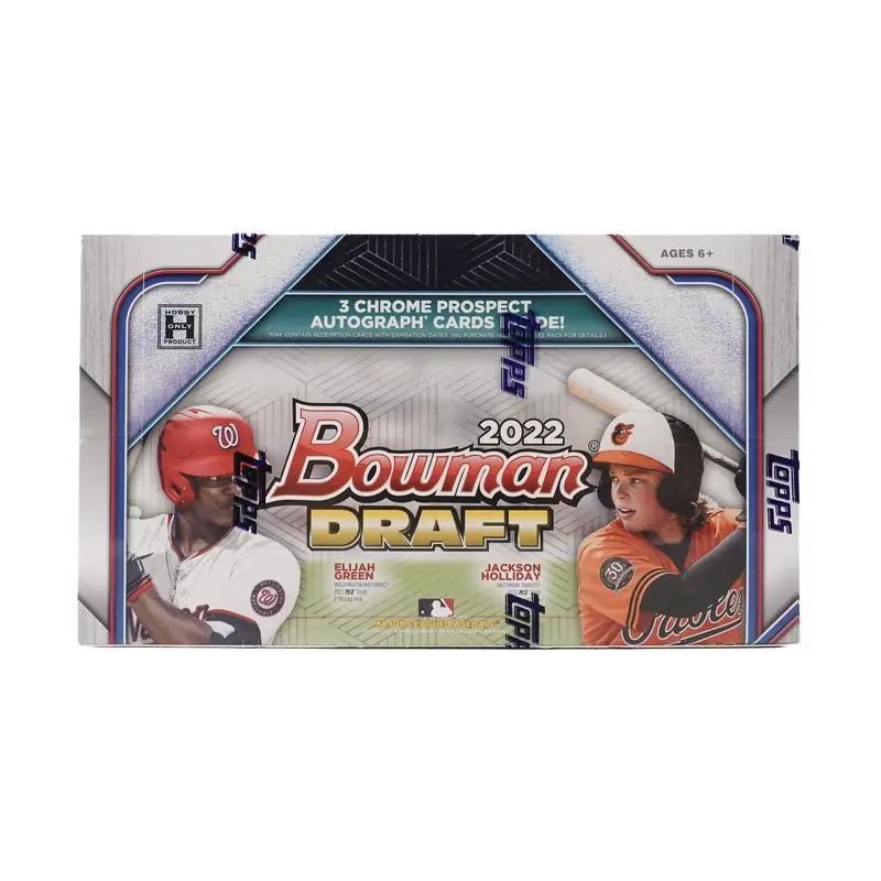 2022 Bowman Draft Jumbo Baseball Hobby Box