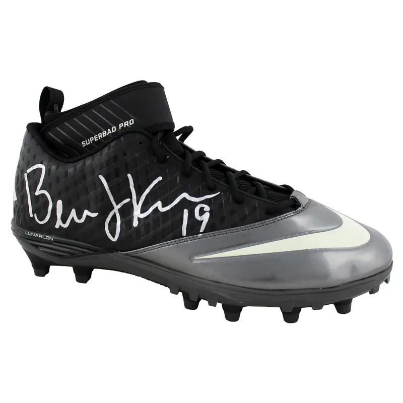Browns Bernie Kosar Authentic Signed Nike Lunarbeast Cleat BAS Witnessed