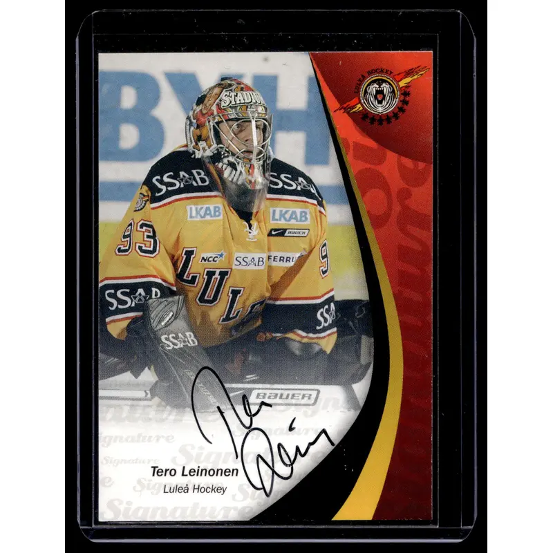 2006-07 SHL Signatures - Tero Leinonen