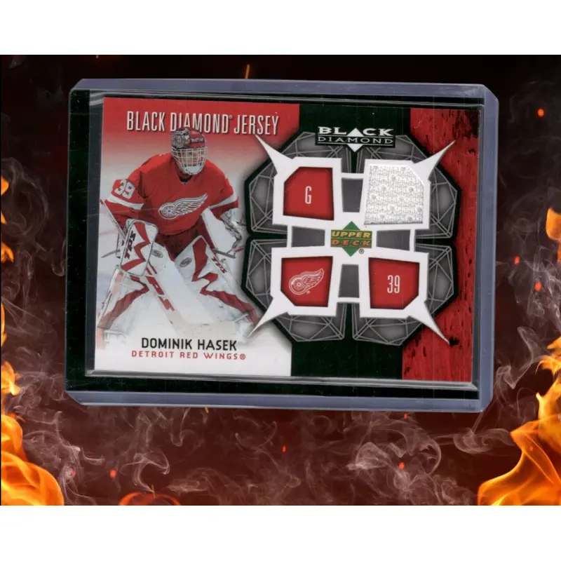 2007-08 Upper Deck Black Diamond Dominik Hasek Jerseys Patch #BDJ-HA