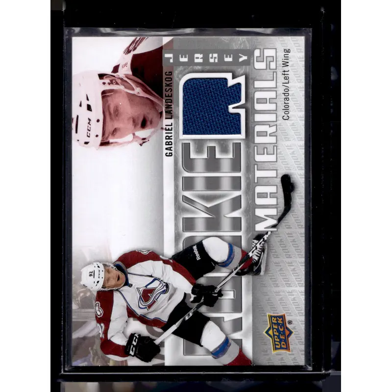 2011-12 Upper Deck - Rookie Materials - Gabriel Landeskog #RM-GL
