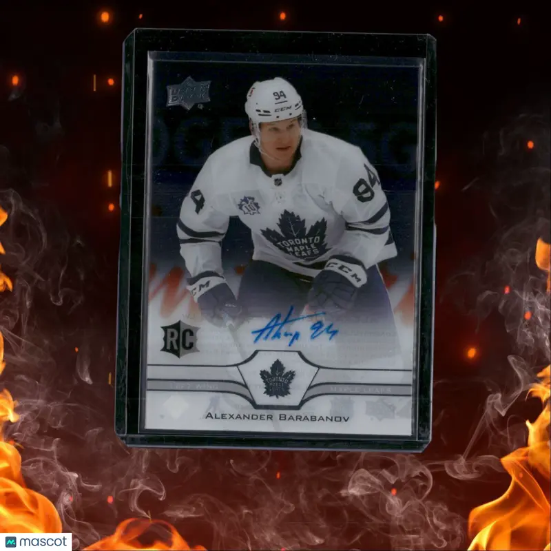 2020-21 Upper Deck Clear Cut Alexander Barabanov Rookie Auto #392