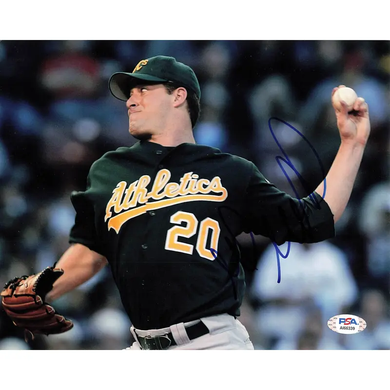 Mark Mulder signed 8x10 photo PSA/DNA Oakland Athletics Autographed
