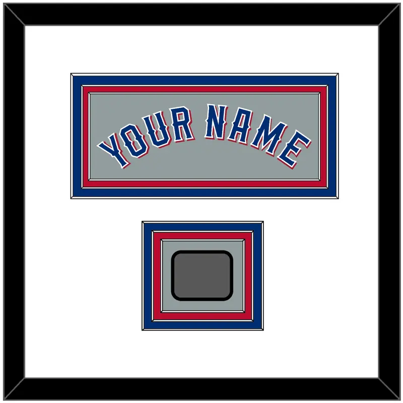 Texas Name & World Series Champions Patch - Road Gray (2020-2023) - Triple Mat 1