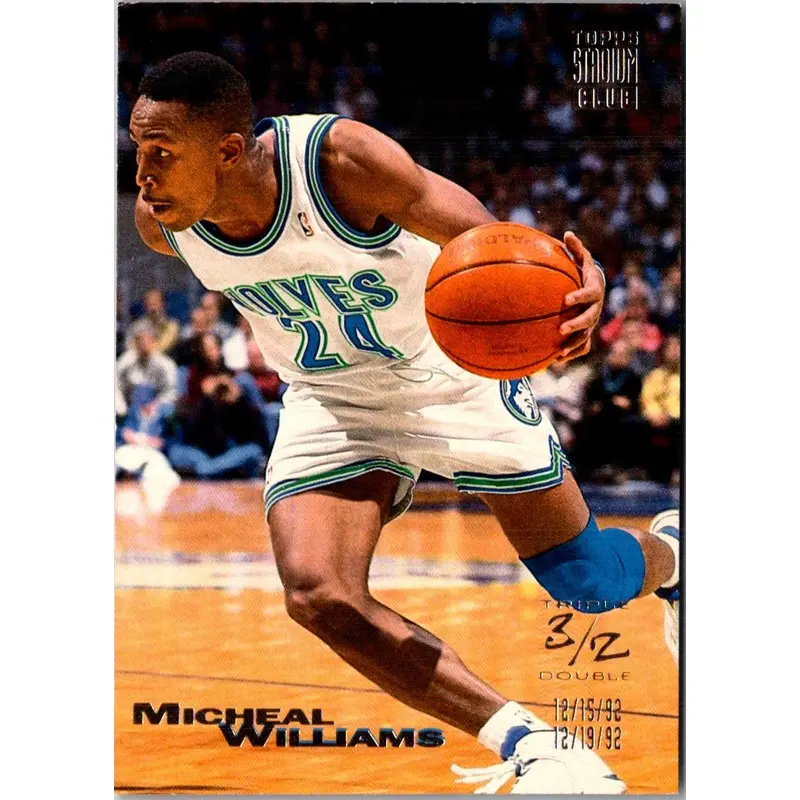 1993 Stadium Club First Day Issue Micheal Williams #9