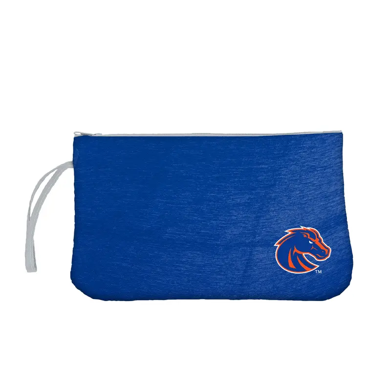 Boise State Crosshatch Wristlet