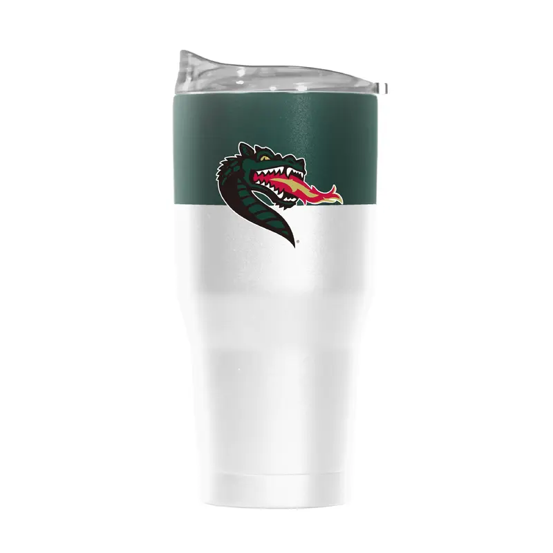 UAB 30oz Colorblock White Powder Coat Tumbler