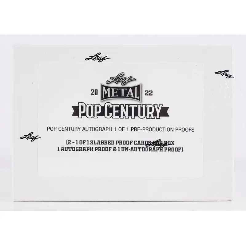 2022 Leaf Pop Century 1 of 1 Pre-Production Proof Hobby Box