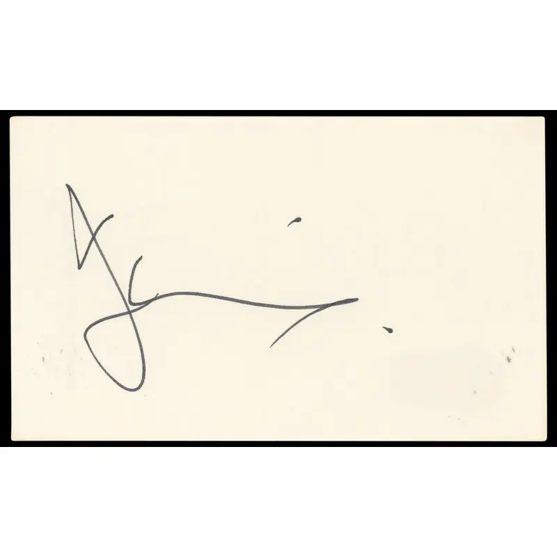 Freedom Williams Authentic Signed 3x5 Index Card Autographed BAS #BN33216