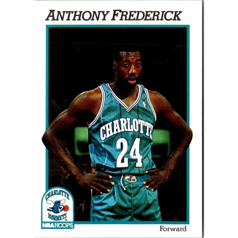 1991 Hoops Anthony Frederick #342 Rookie