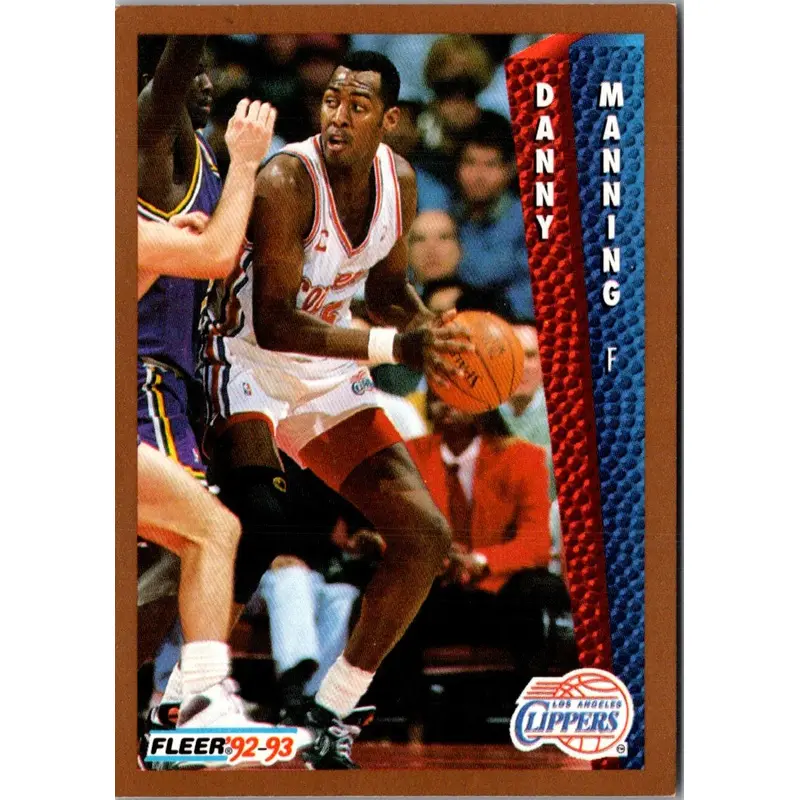 1992 Fleer Danny Manning #101