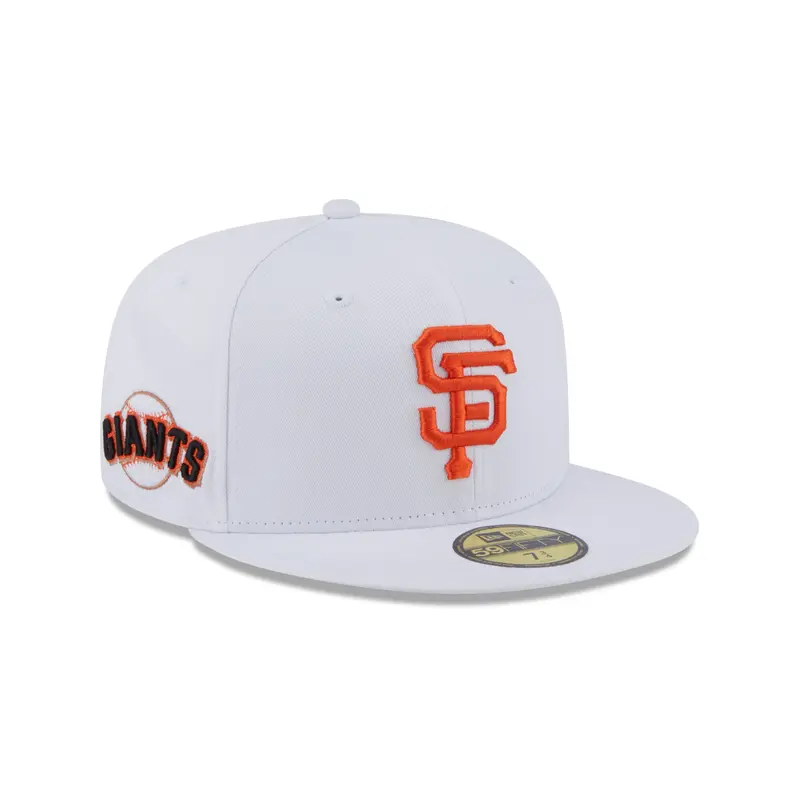 New Era 59Fifty Fitted Cap Team Side Patch San Francisco Giants - White