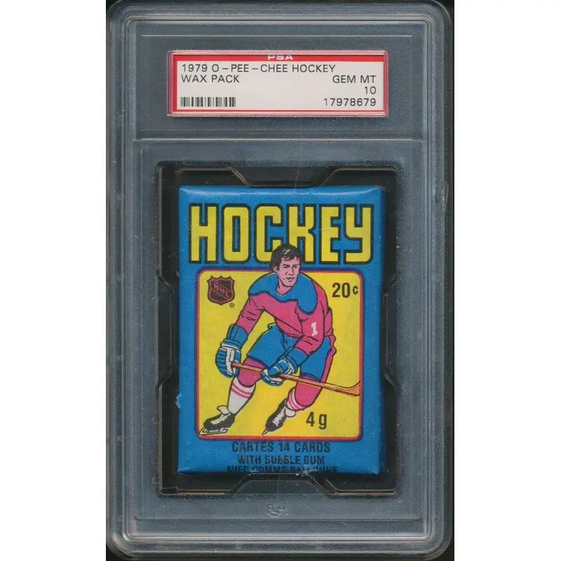 1979/80 OPC O-Pee-Chee Hockey Unopened Wax Pack PSA 10