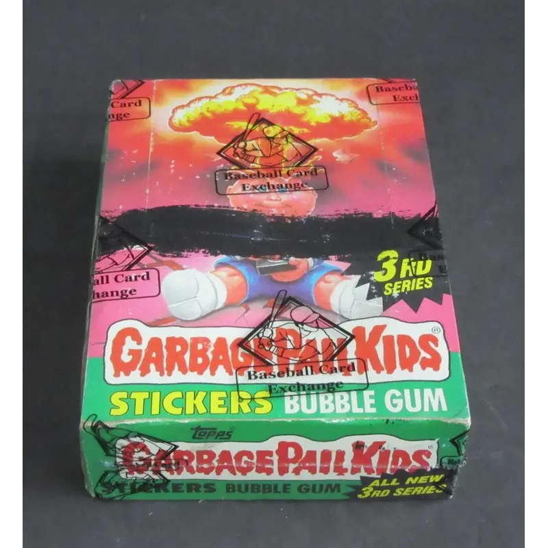 1986 Topps Garbage Pail Kids Series 3 Unopened Wax Box (w/ price) (X-Out) (Canada) (BBCE)