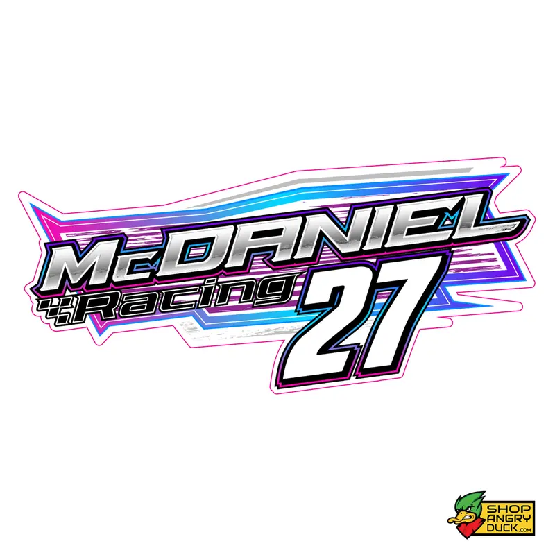 McDaniel Racing 6" Sticker