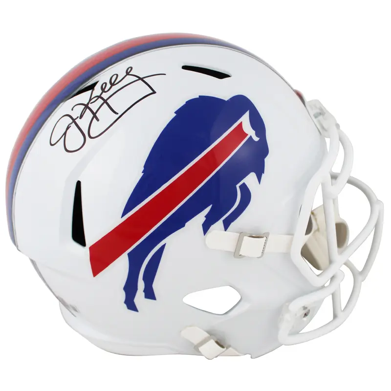 Bills Jim Kelly Authentic Signed White Full Size Speed Rep Helmet BAS Witnessed