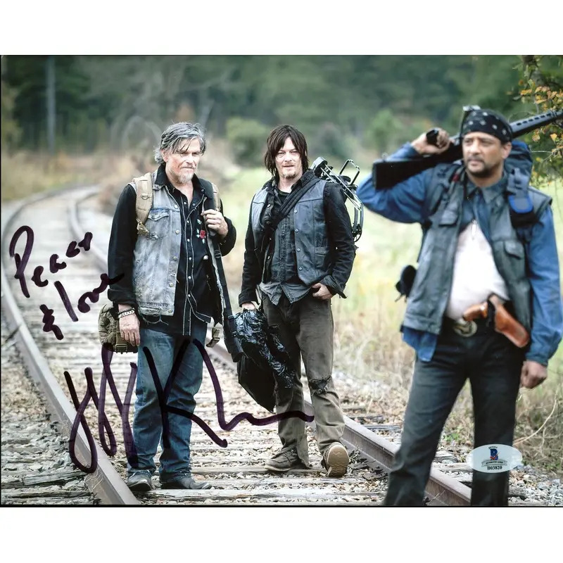 Jeff Kober The Walking Dead Authentic Signed 8X10 Photo Autographed BAS #B03820