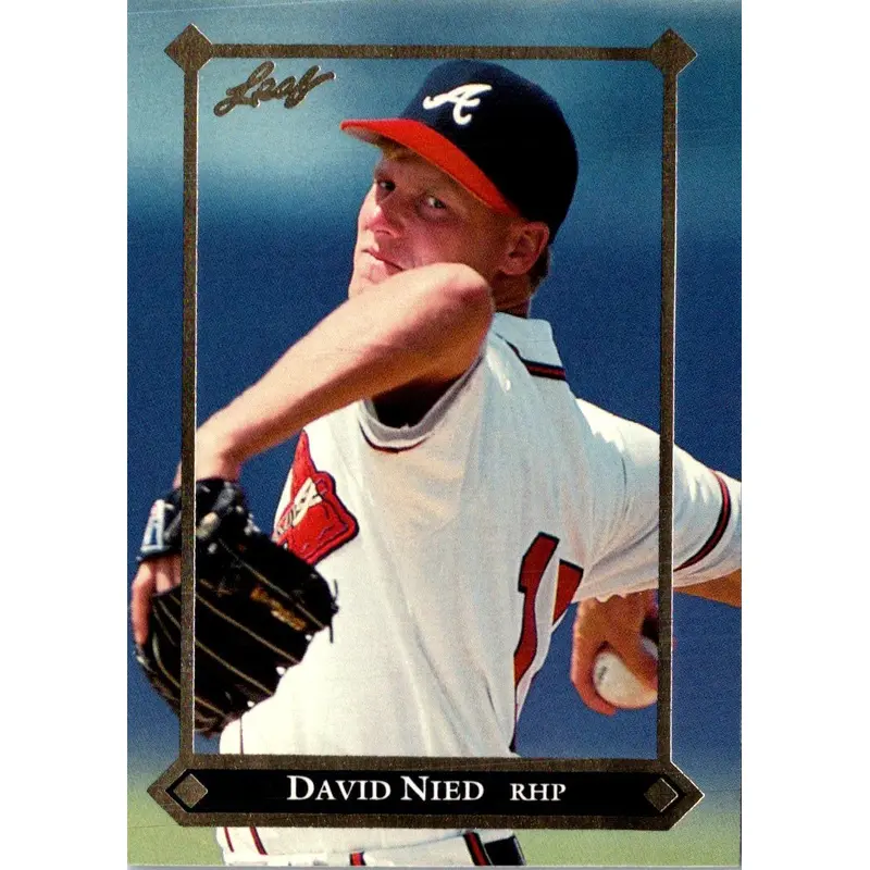 1992 Leaf Gold Rookies David Nied #BC-10