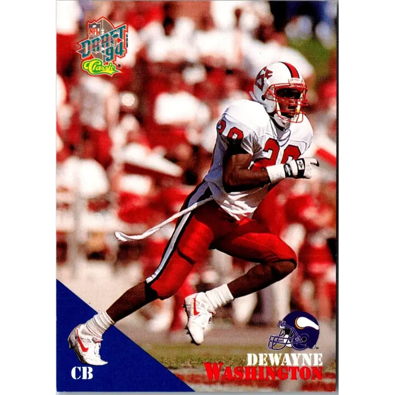1994 Classic NFL Draft Dewayne Washington #41