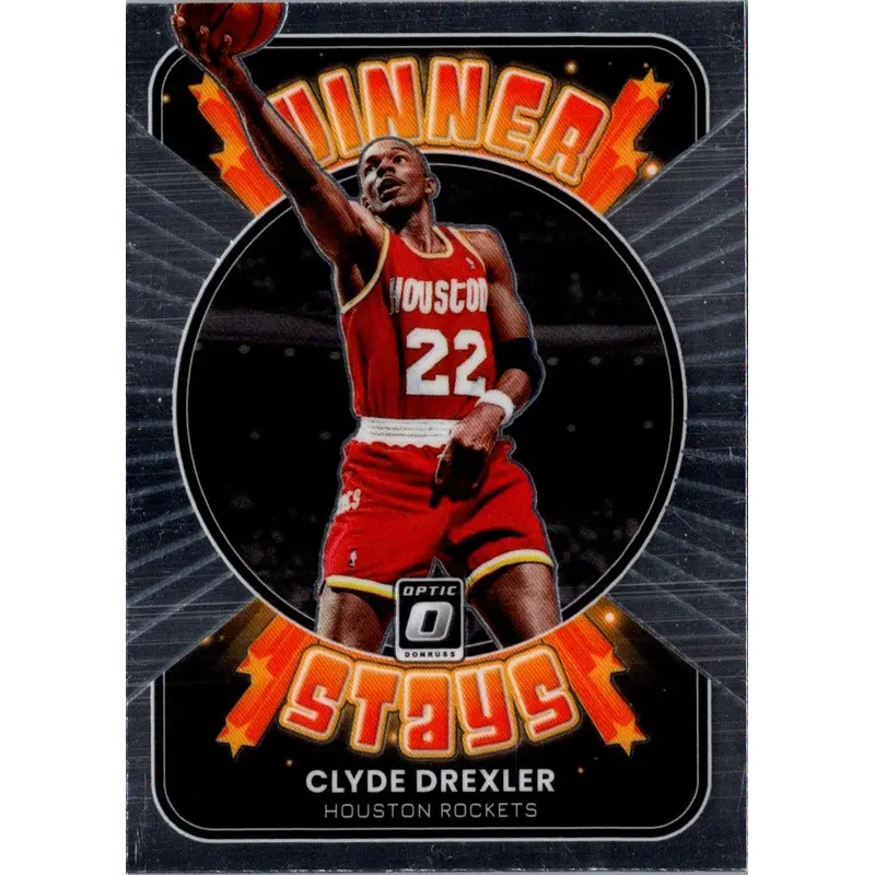 2021 Donruss Optic Winner Stays Clyde Drexler #15