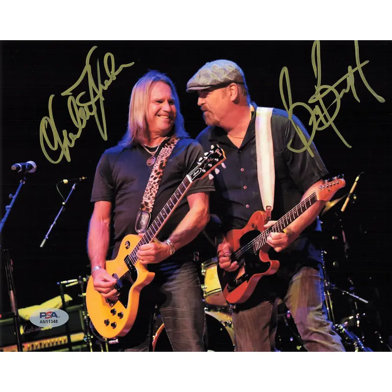 Charlie Huhn and Bryan Bassett signed 8x10 photo PSA/DNA Autographed