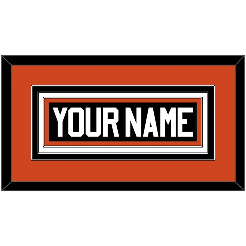 Philadelphia Nameplate - Road White - Triple Mat 2
