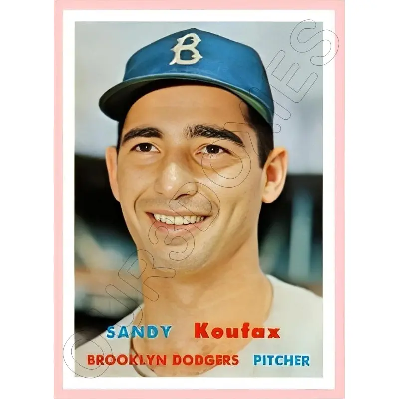 Sandy Koufax 1957 Topps Reproduction Card - 4093