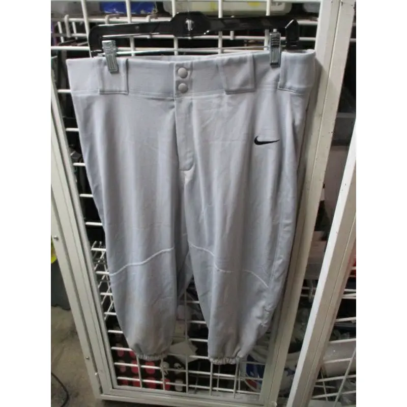 Used Nike Grey Knicker Bottom Pants Adult Size Large