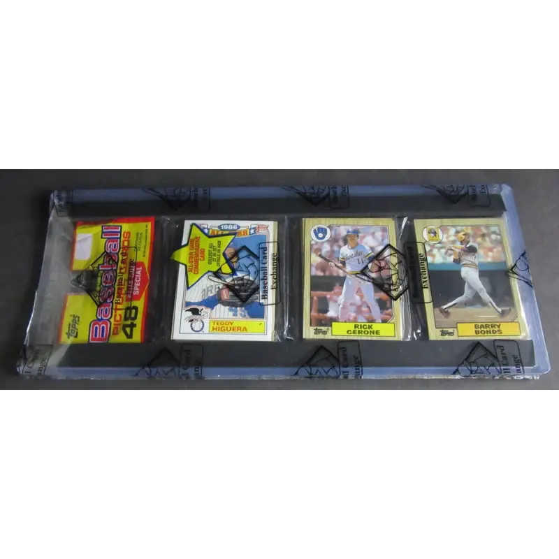1987 Topps Baseball Unopened Rack Pack (Barry Bonds) #3