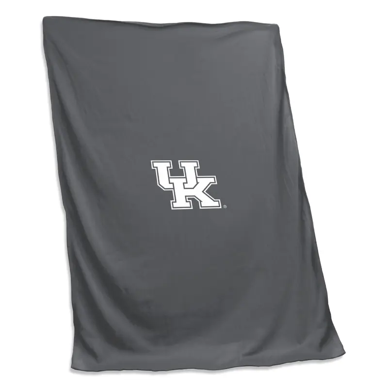 Kentucky Charcoal Sweatshirt Blanket (Screened)