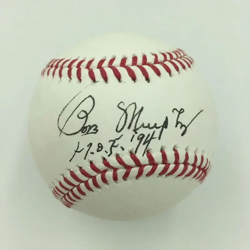 Rare Bob Murphy "Hall Of Fame 1994" Signed MLB Baseball New York Mets SGC COA