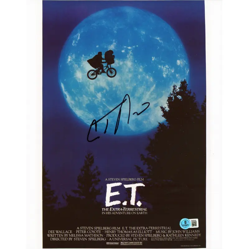 C. Thomas Howell E.T. Authentic Signed 11x14 Vertical Photo BAS #BS20539