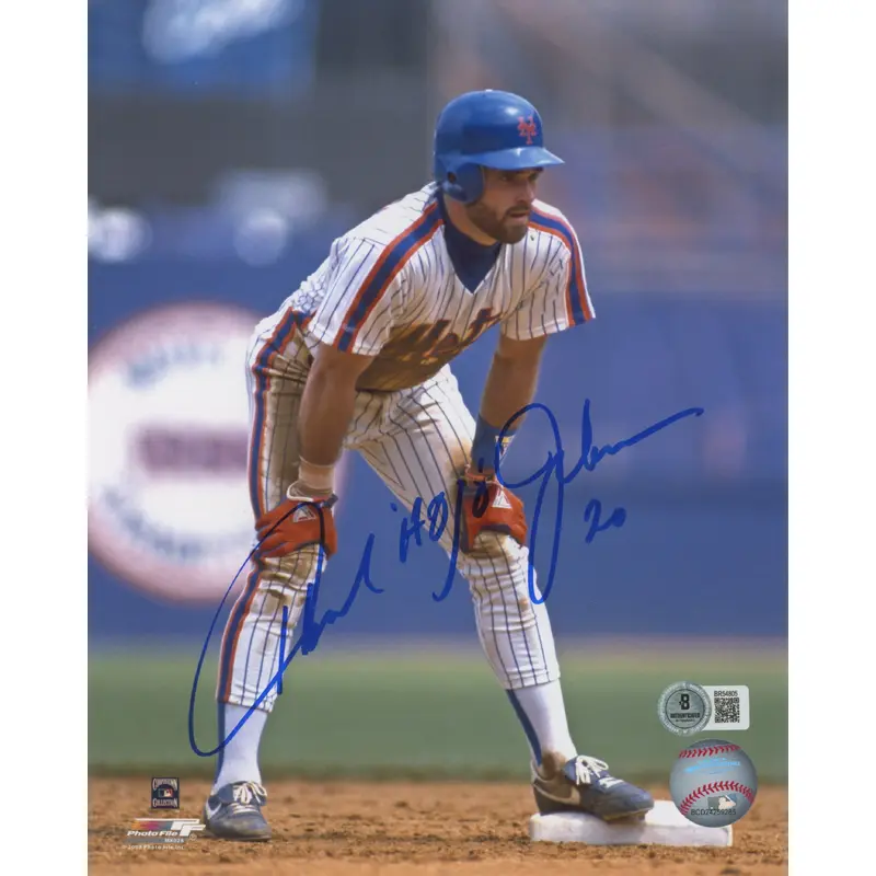 Mets Howard Johnson "Hojo" Authentic Signed 8x10 Photo Autographed BAS #BR54805
