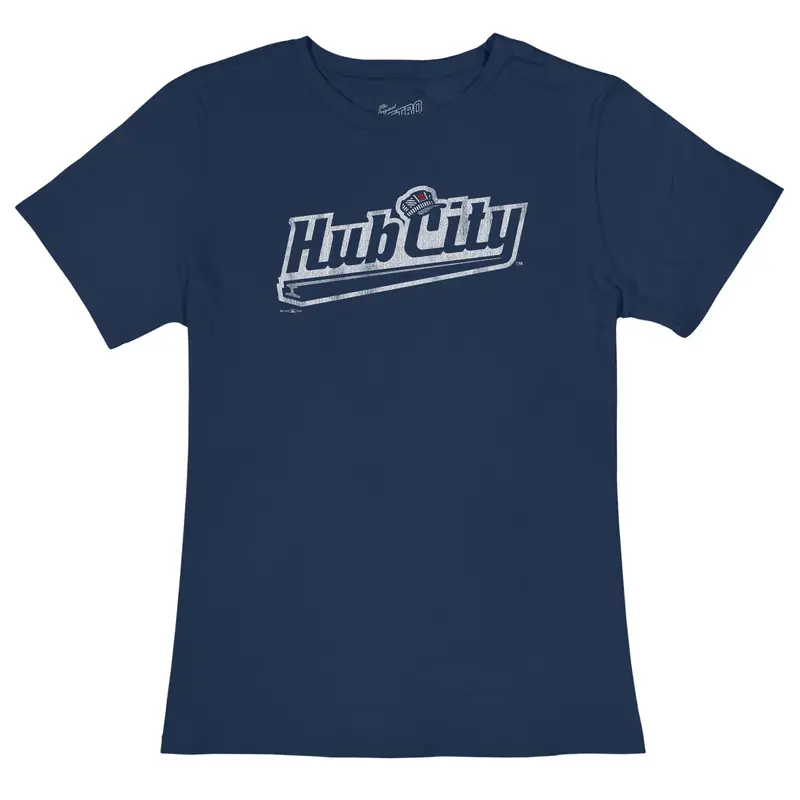 W Womens Hub City Wordmark T-Shirt