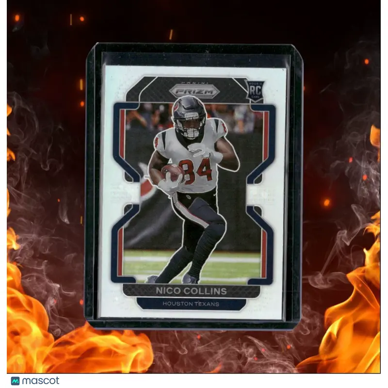2021 Panini Prizm Nico Collins Variation Silver Prizm (B) Rookie #V-360