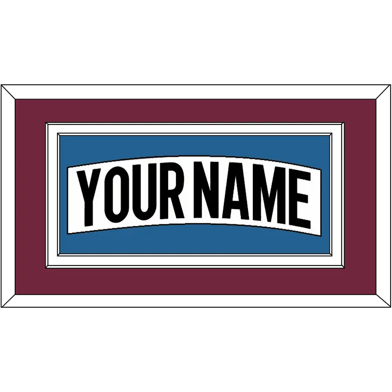 Colorado Nameplate - Road White (2017-2021) - Double Mat 4