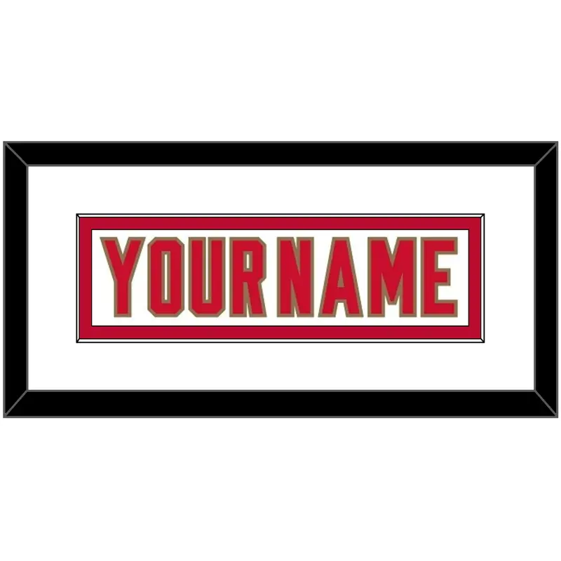 Denver Nameplate - Home White - Single Mat 1