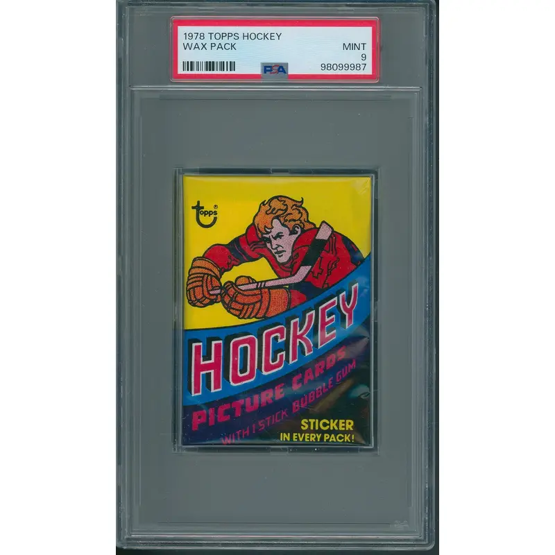 1978 1978/79 Topps Hockey Unopened Wax Pack PSA 9