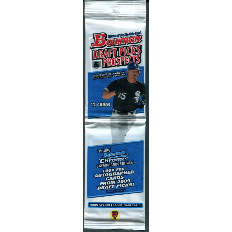 2009 Bowman Draft Picks & Prospects Baseball Unopened Hanger Pack (12)