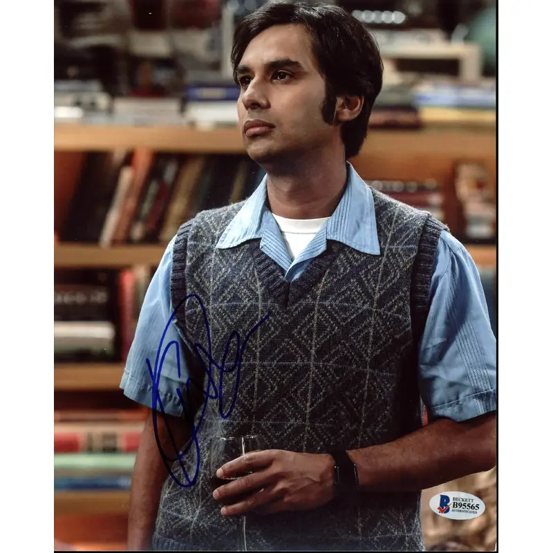 Kunal Nayyar The Big Bang Theory Authentic Signed 8X10 Photo BAS #B95565