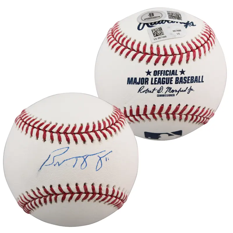 Rockies Brad Hawpe Authentic Signed Robert Manfred Oml Baseball BAS #BR84265