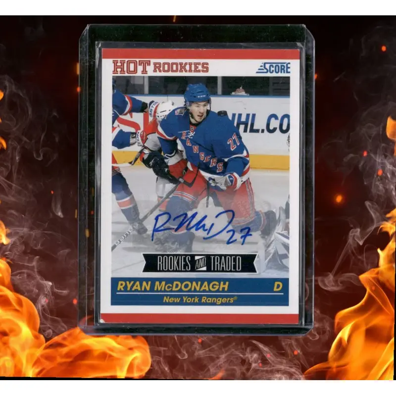 2010-11 Panini Score Ryan McDonagh Traded Hot (B) Rookie Auto #632
