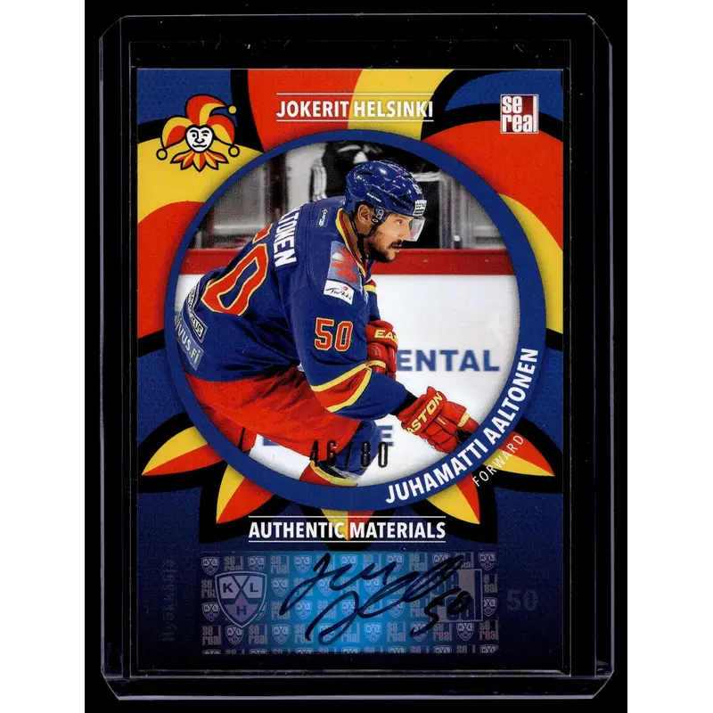 2015-16 Cereal Jokerit Autograph - Juhamatti Aaltonen #JOK-AUT-025 /80