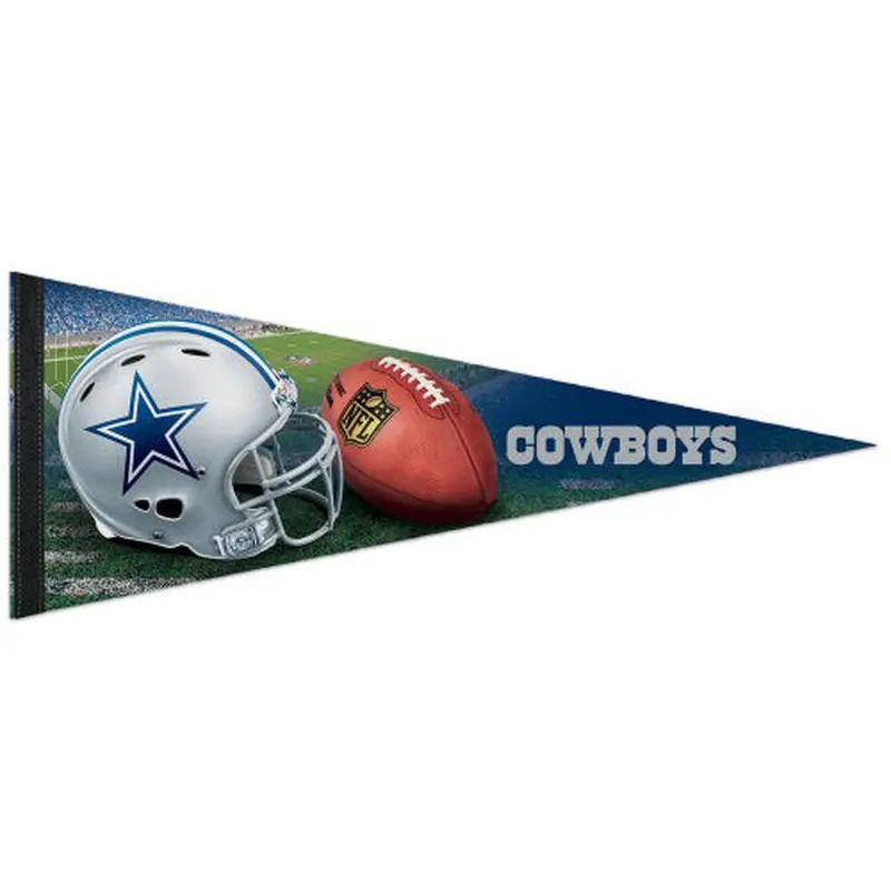 Dallas Cowboys Official Helmet-Style NFL Football Premium Felt Pennant - Wincraft Inc.