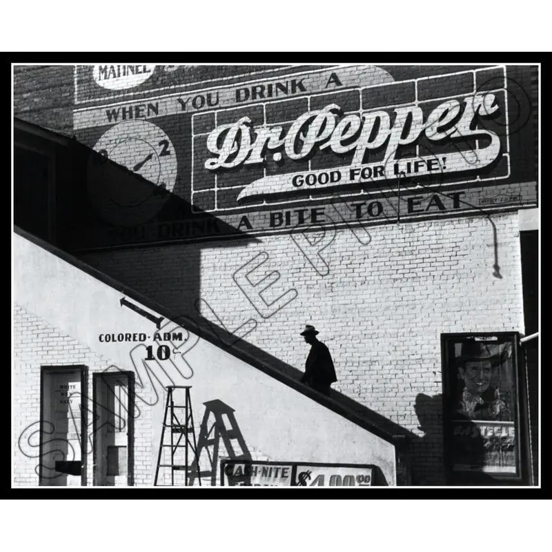 1939 Crescent Theater 8X10 Photo - Belzoni Mississippi Segregated - 2430