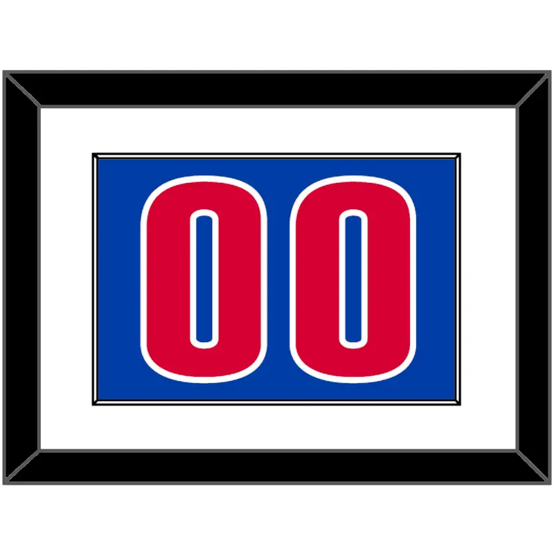 Detroit Number - Road Blue (2001-2017) - Single Mat 1